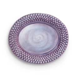 Bubbles ovale schaal, 35 cm, Viool