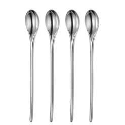 Bud Bright lattelepel, 4 stuks, Roestvrij staal