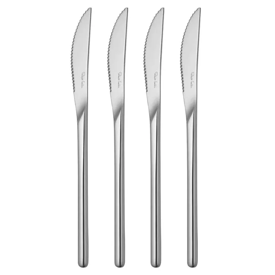 Bud Bright vleesmes, 4 stuks, Roestvrij staal