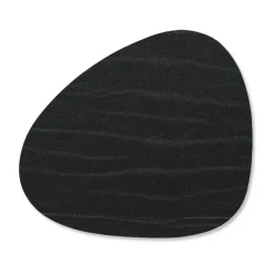Buffalo onderzetter (glazen) curve, zwart