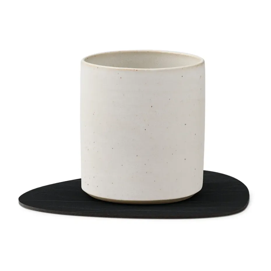Buffalo onderzetter (glazen) curve, zwart
