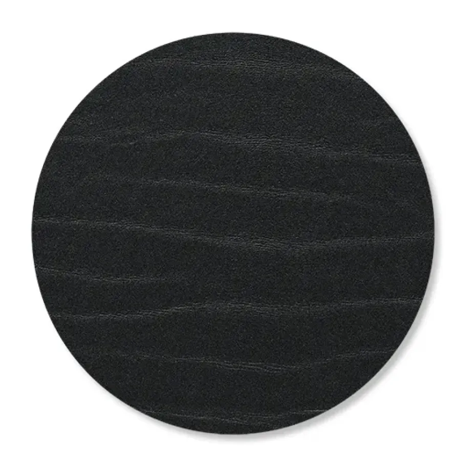 Buffalo onderzetter (glazen) circle, zwart