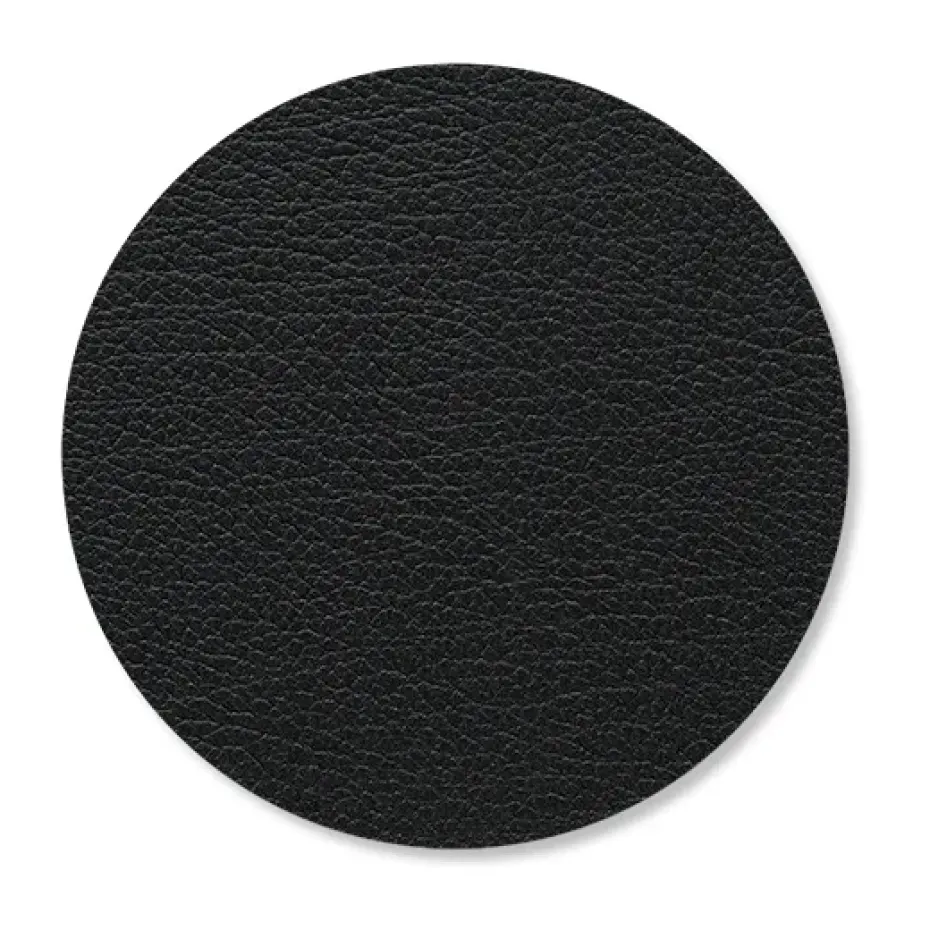 Bull onderzetter (glazen) circle, zwart