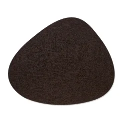 Bull placemat keerbaar curve L 1 St., zwart-bruin