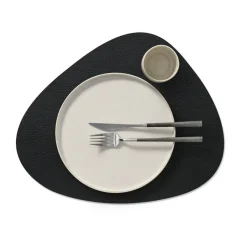 Bull placemat keerbaar curve L 1 St., Warm grey-black