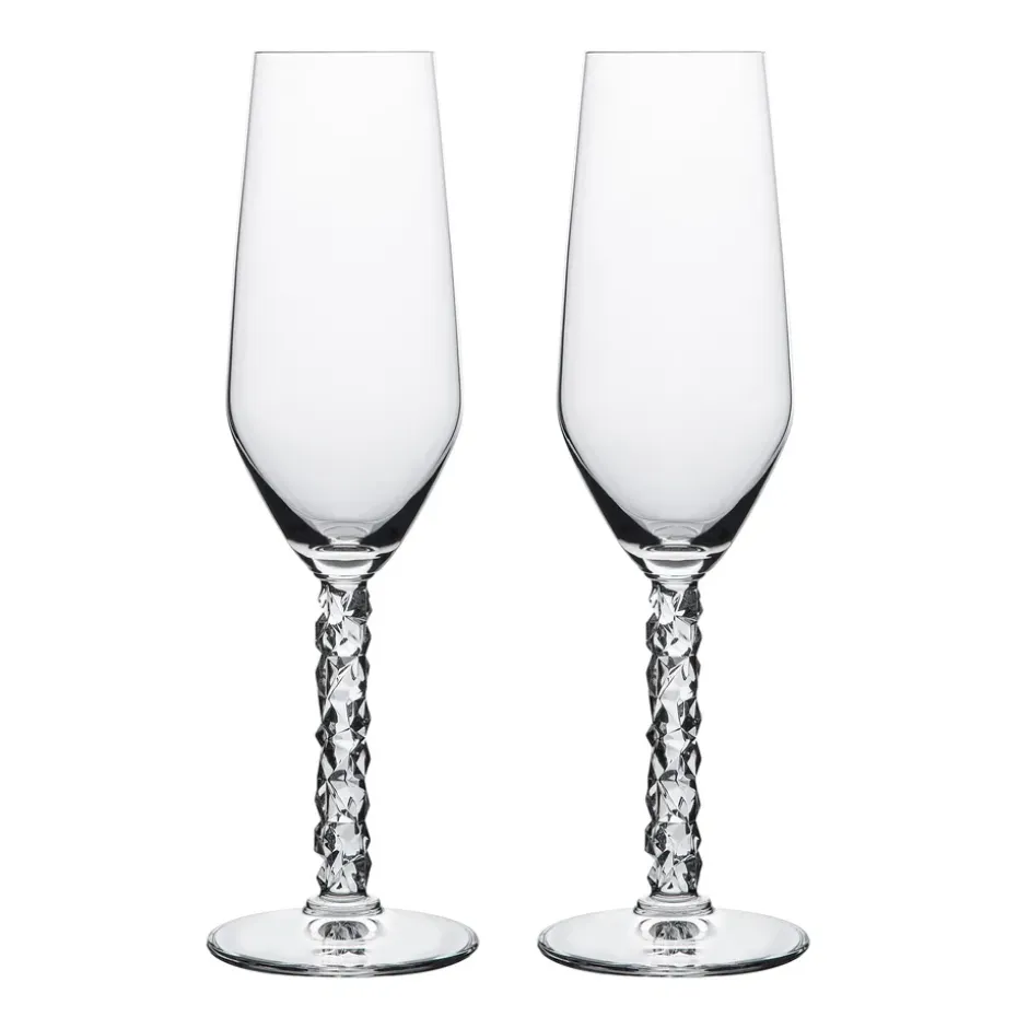 Carat champagneglas 24 cl 2-pack, Transparant
