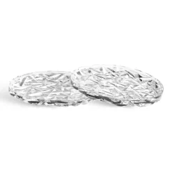 Carat glasonderzetter Ø10 cm 2-pack, Transparant
