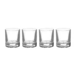 Carat old fashioned glas 21 cl 4-pack, Helder