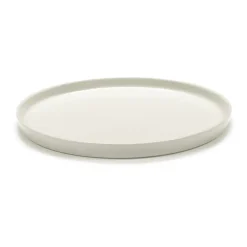 Cena bord hoog L Ø26 cm, Ivory