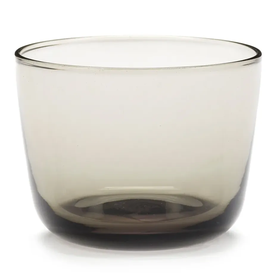 Cena laag glas Ø8,5 cm, Smokey Grey
