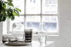 Cena laag glas Ø8,5 cm, Smokey Grey