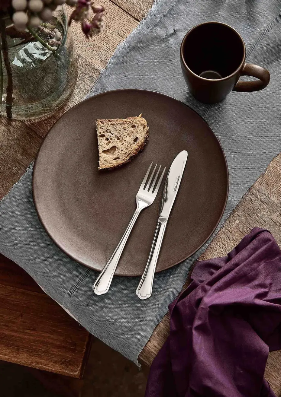Ceramic Workshop bord Ø26 cm, Chestnut-matte brown