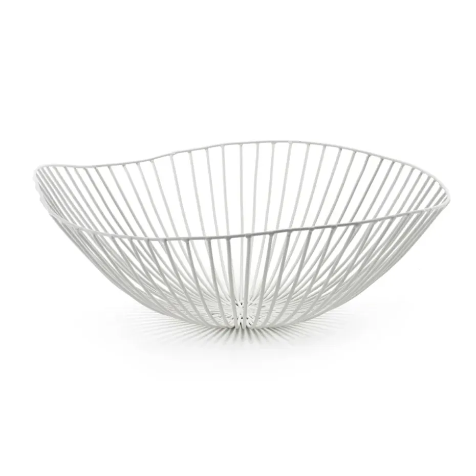 Cesira fruitschaal 39 cm, Wit