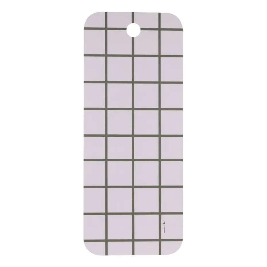 Checks & Stripes dienblad 18x44 cm, Green-beige