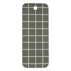 Checks & Stripes dienblad 18x44 cm, Green-beige