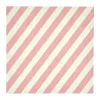 Check & Stripes papieren servet 25x25 cm 20-pack, Beige
