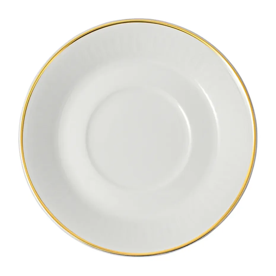 Château Septfontaines espressoschotel Ø12,5 cm, Wit-goud