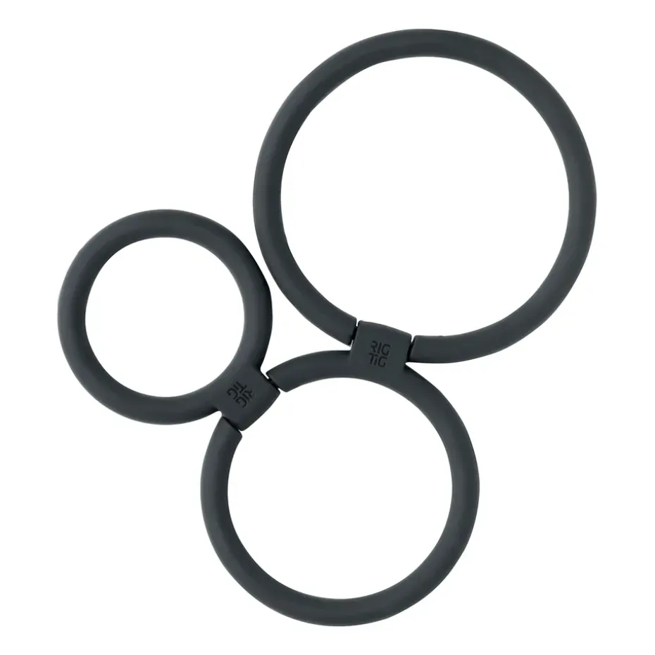 CIRCLES pannenonderzetter Ø13 cm, Zwart