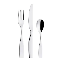 Citterio 98 dessertbestek 12-delig geschenkverpakking, Blank roestvrij staal