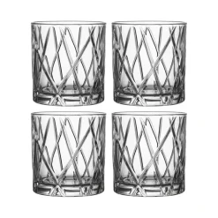 City Double Old Fashioned glas 4-pack, 34 cl.