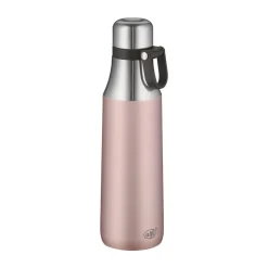 City dubbelwandige waterfles 0,5 l, Roze satijn