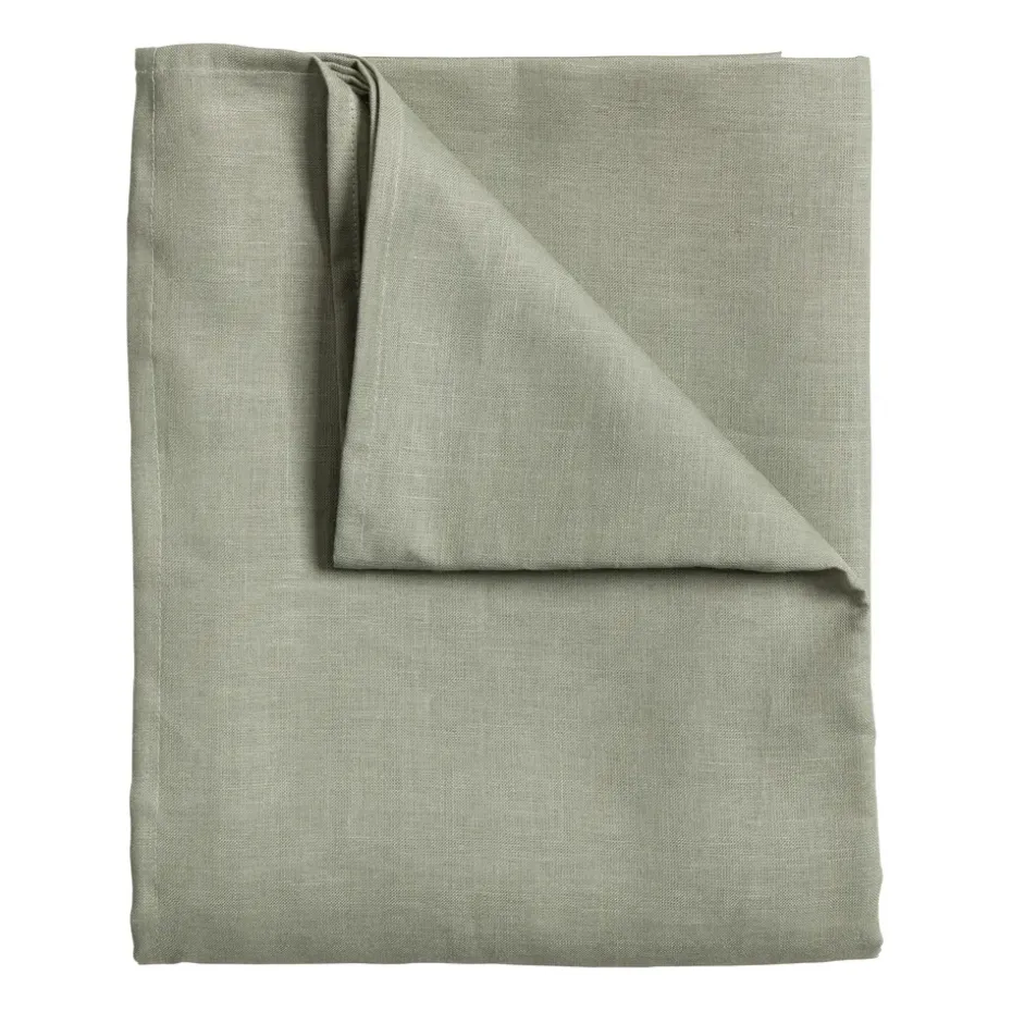 Clean linnen tafelkleed 145x350 cm , Dusty Green