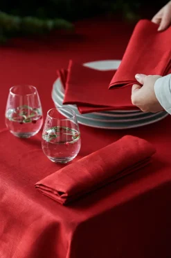 Clean tafelkleed 145 x 250 cm, Red