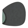 Cloud-Nupo placemat keerbaar curve L 1 St., antraciet-pastelgroen