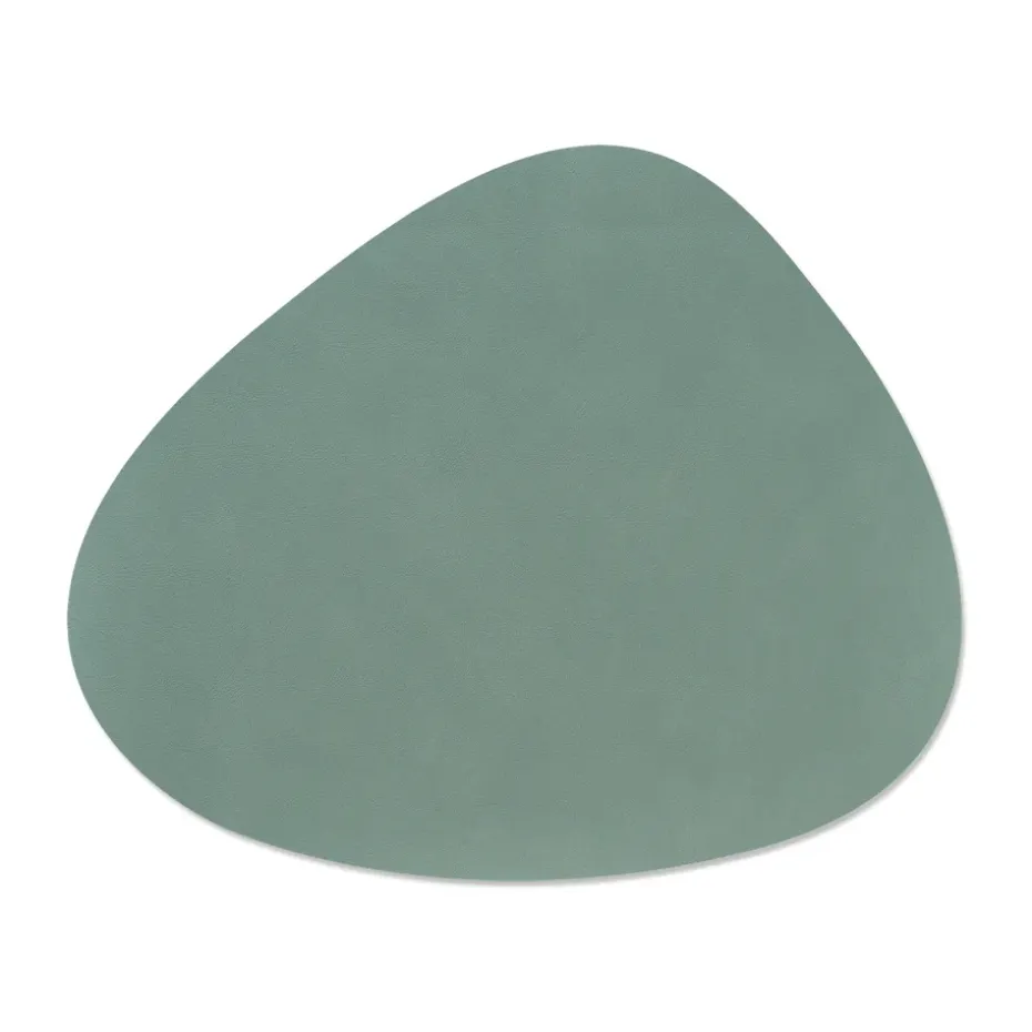 Cloud-Nupo placemat keerbaar curve L 1 St., antraciet-pastelgroen
