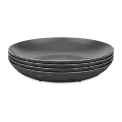 Club diepe schaal Ø22 cm 4-pack biocirk thermoplast, Nature ash grey