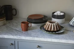 Coffee & More bord 27 cm, Groen