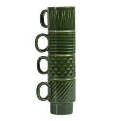 Coffee & More espressokop 4-pack, Groen