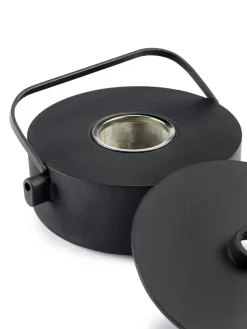 Collage theekan gietijzer 1,2 l, Black
