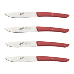 Color vleesmes 4-pack 11 cm, Red
