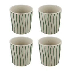 Connect kop S 19 cl 4-pack, Monstera stripes