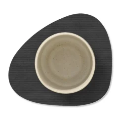 Corduroy onderzetter curve, Black