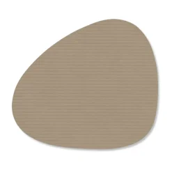 Corduroy onderzetter curve, Clay Brown