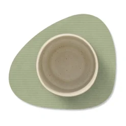 Corduroy onderzetter curve, Olive Green
