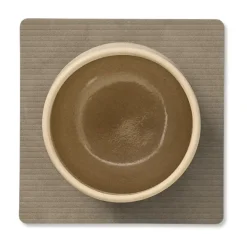 Corduroy onderzetter square, Nomad Grey
