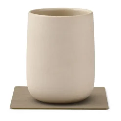 Corduroy onderzetter square, Clay Brown