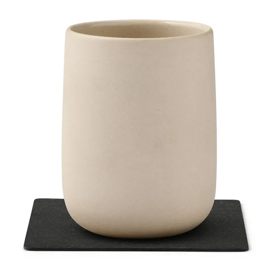 Core glasonderzetter square , Flecked anthracite