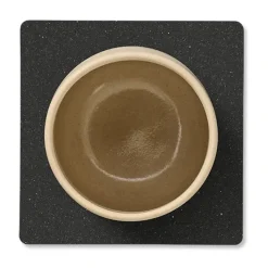 Core glasonderzetter square , Flecked anthracite