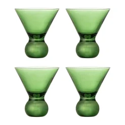 Corliss cocktailglas 4-pack, Groen