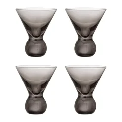 Corliss cocktailglas 4-pack, Grijs