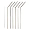 Corrigan rietjes 23 cm 6-pack, Roestvrij staal