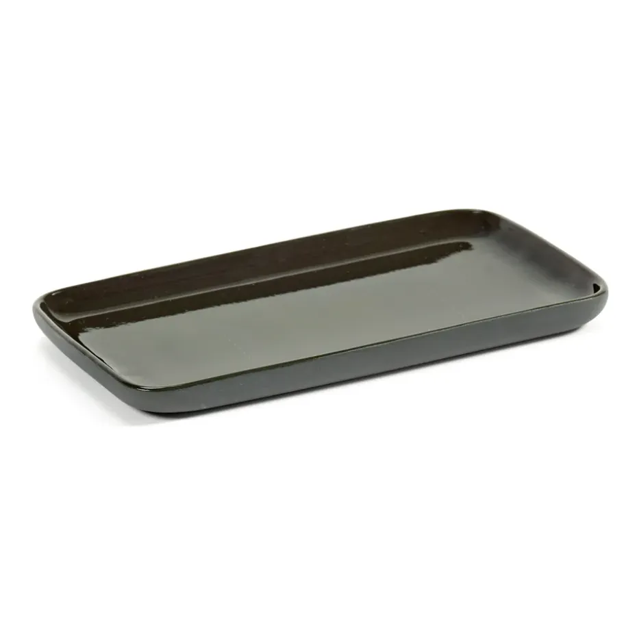 Cose dienblad rechthoekig S 9,8x16,2 cm, Dark Grey