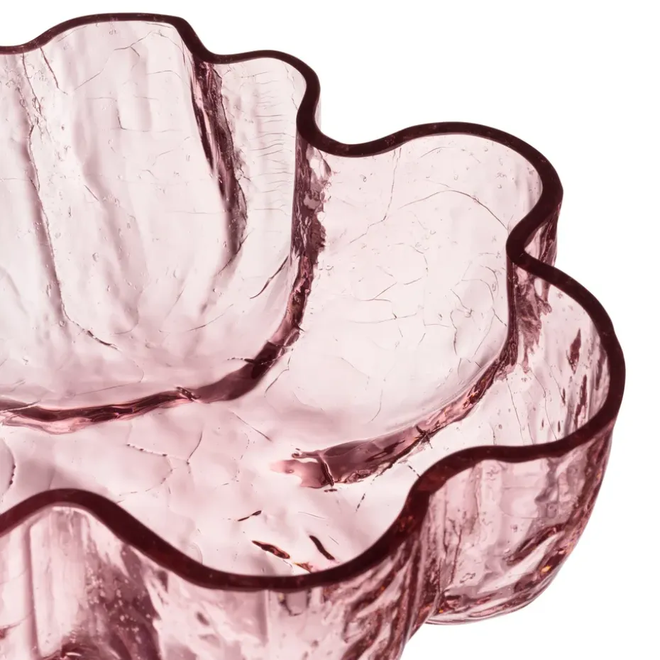 Crackle kom 10,5 cm, Roze