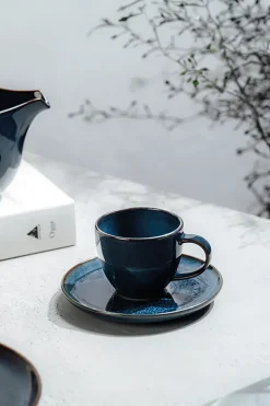 Crafted Denim espressokopje 6 cl, Blue