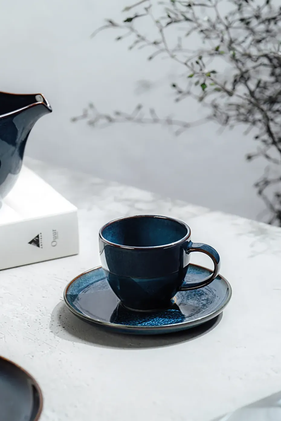 Crafted Denim espressokopje 6 cl, Blue