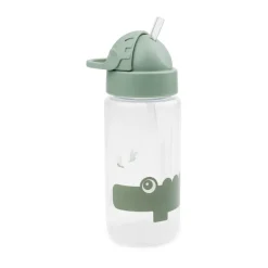 Croco-fles met rietje, Green